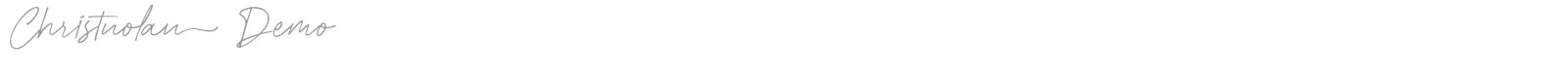Christnolan font preview